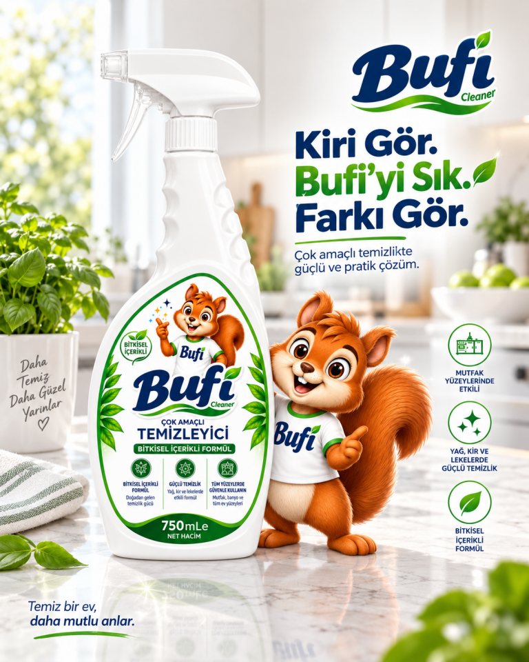 Bufi Cleaner Çok Amaçlı Temizleyici 2'li Set 2x750 ml