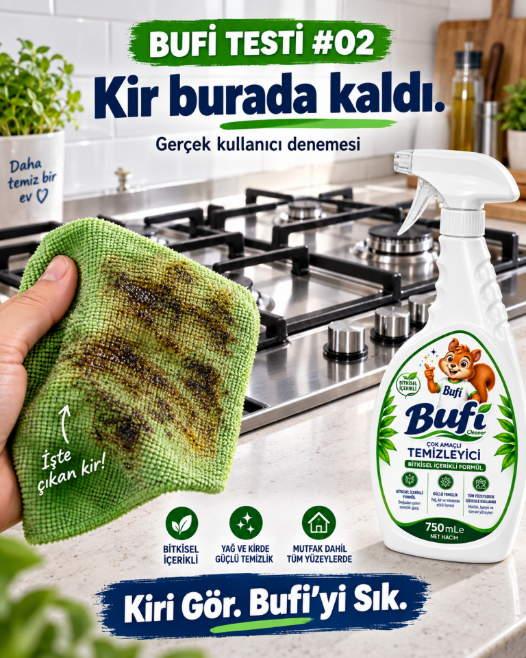Bufi Cleaner Çok Amaçlı Temizleyici 3'lü Set 3x750 ml